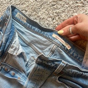 Premium Levis Wedgie Straight High Rise Jeans Size 31